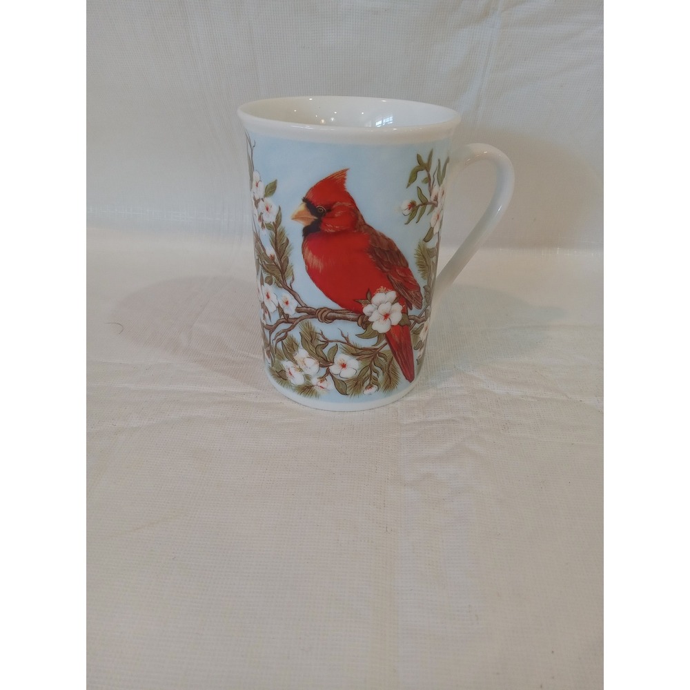 Cardinal Bird Mug Flowers Inc. Balloons Bogart GA Korea Coffee Tea Cup